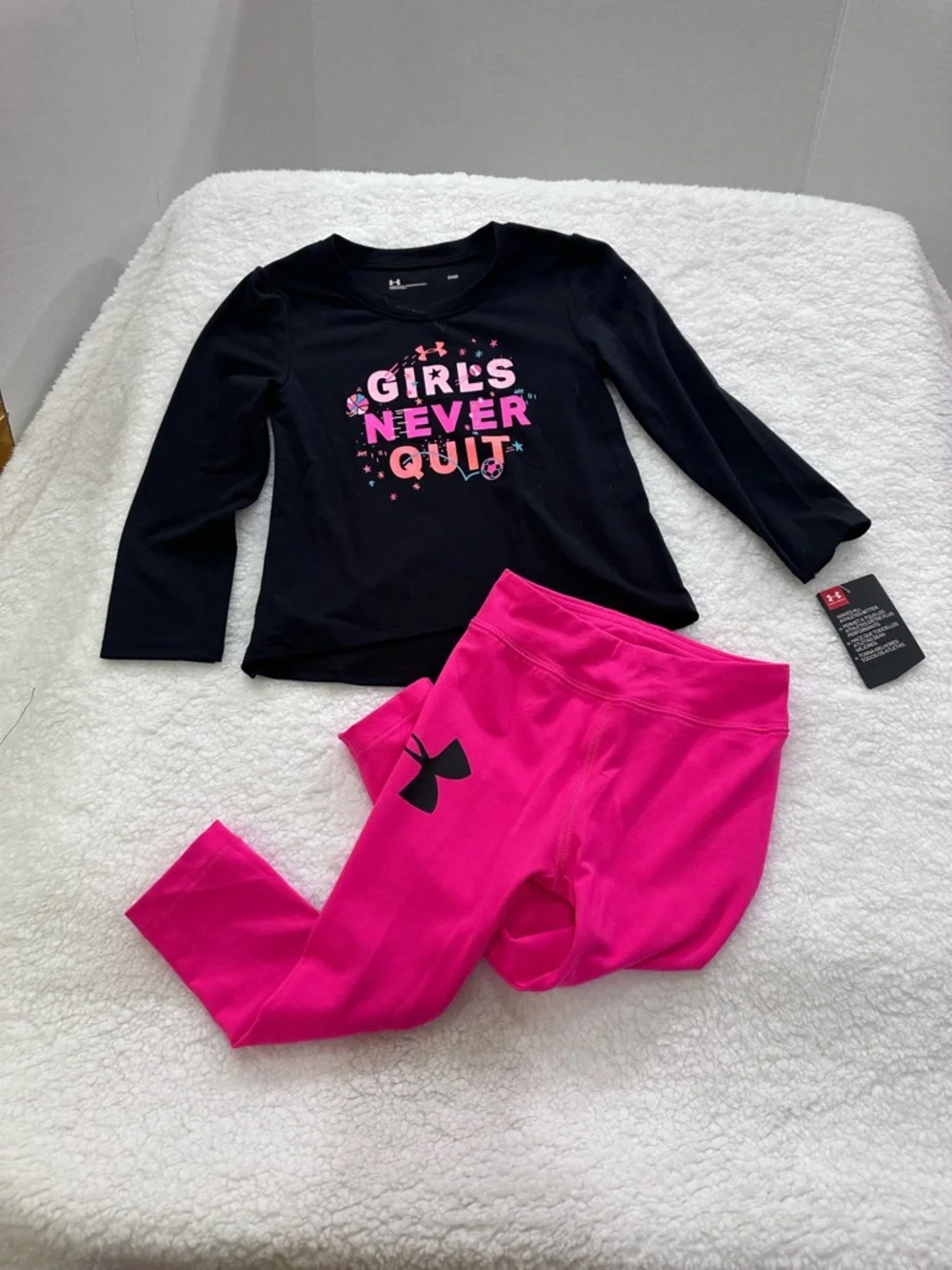 Girl’s Under Armour Long Sleeve Tee and Pant Set